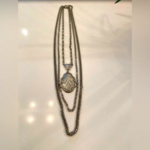 Vintage Three Strand Necklace.